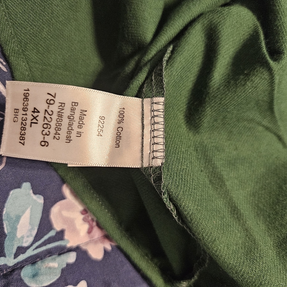 Solid Double-Brushed Flannel Shirt - image 4